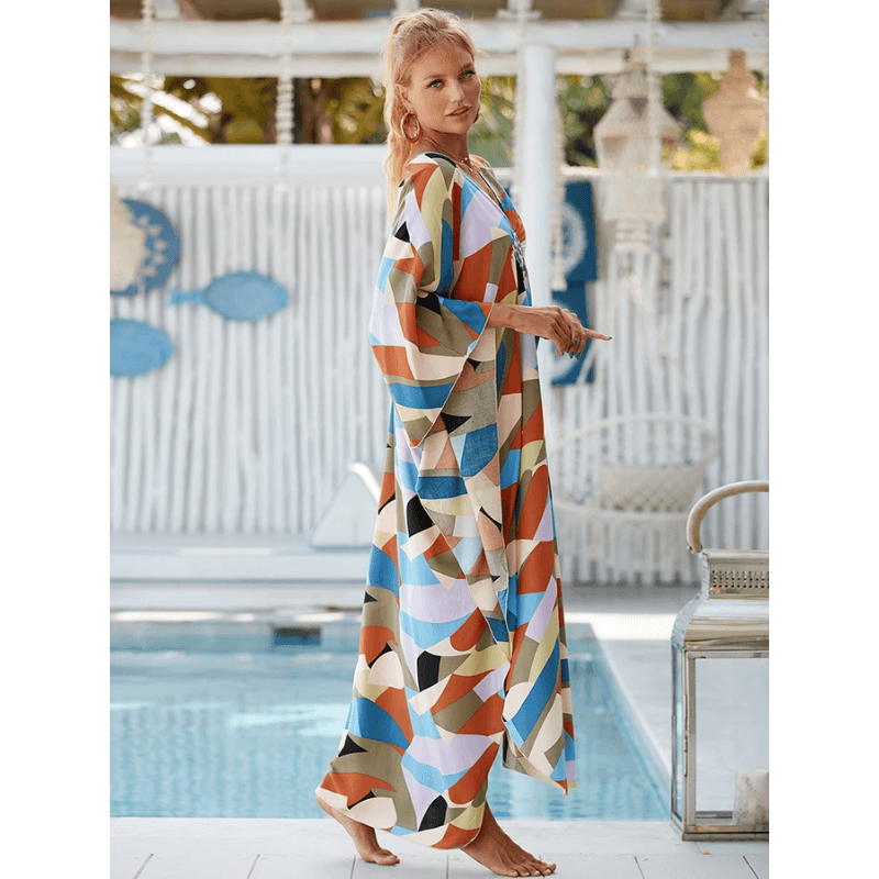 Saída de Praia Longa Luna - Elegância e Estilo no Verão