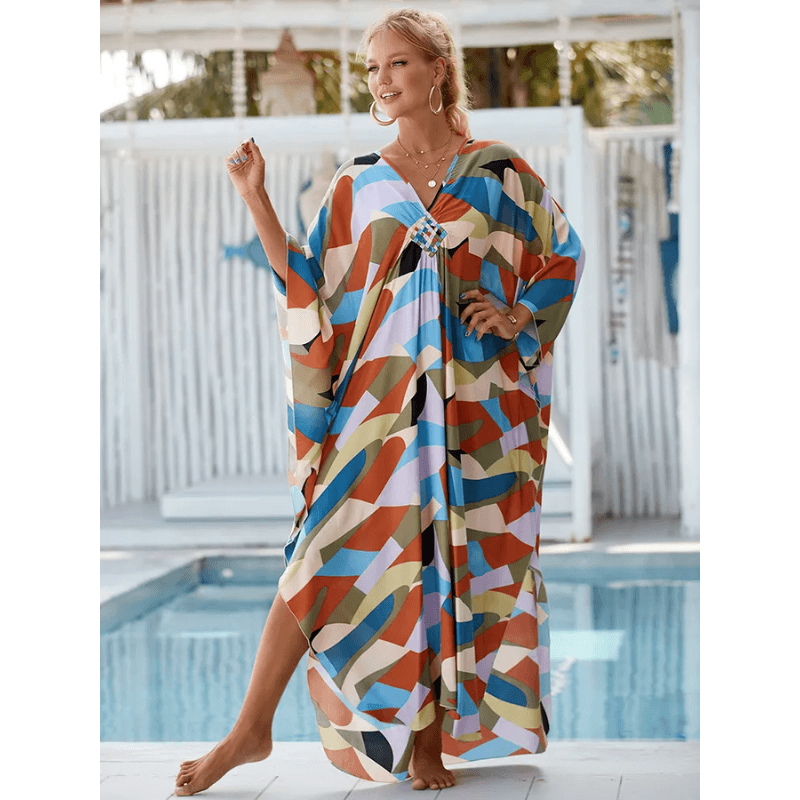 Saída de Praia Longa Luna - Elegância e Estilo no Verão