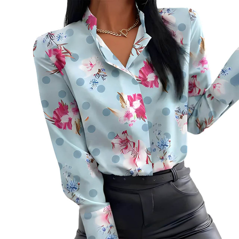 Camisa Feminina Luxe - Elegância e Conforto em Poliéster e Casimira