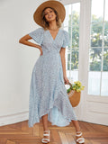 Vestido Mídi Transpassado Alessandra - Elegância e Estilo