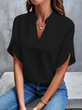 Blusa Casual Étoile - Com Gola Padre e Decote V