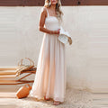 Vestido Longo Beatrice - Elegância com Silhueta Evasê e Fenda